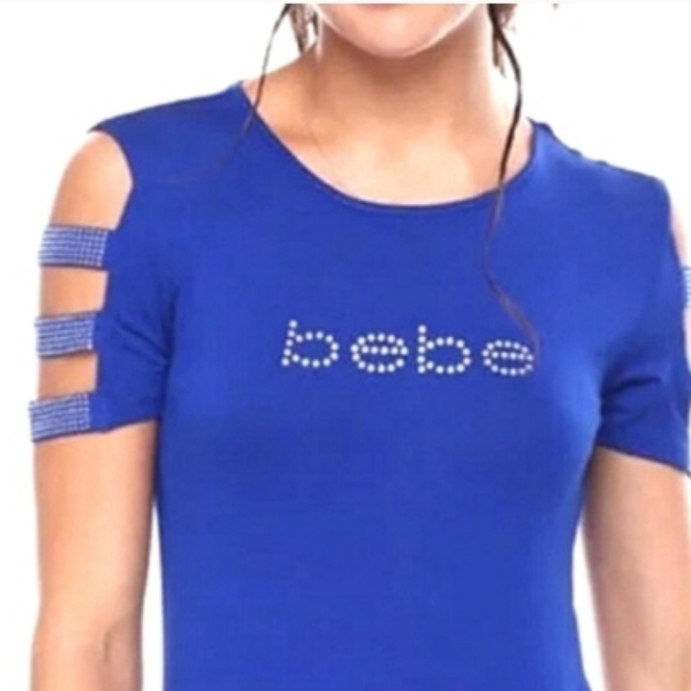 Bebe Cold Shoulder Top - Picture 2 of 3